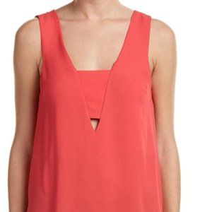 BCBG Generation Cutout Blouse Tank Top